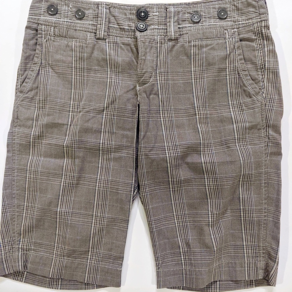 AEO Tartan Bermuda Shorts